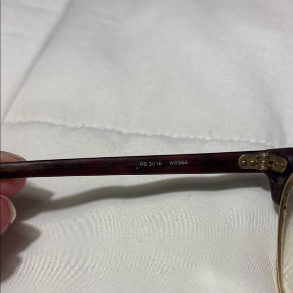 Ray-Ban Brown and Gold Aviator Glasses - Picture 8 of 13